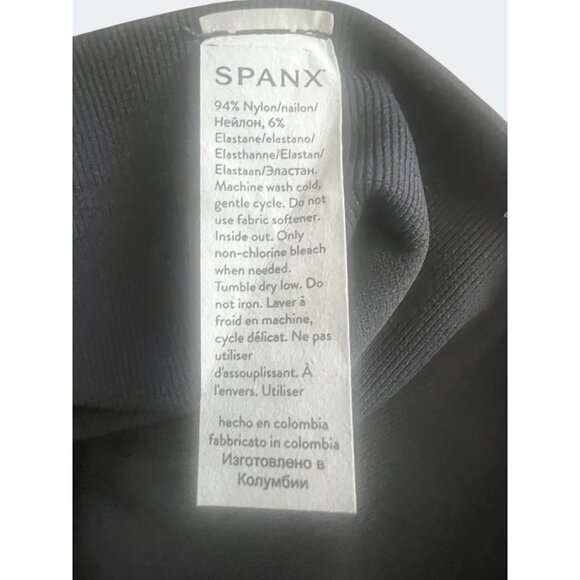 Spanx Womens Look at Me Now Seamless Leggings Black Camo Printed High-Waisted S - Picture 5 of 13